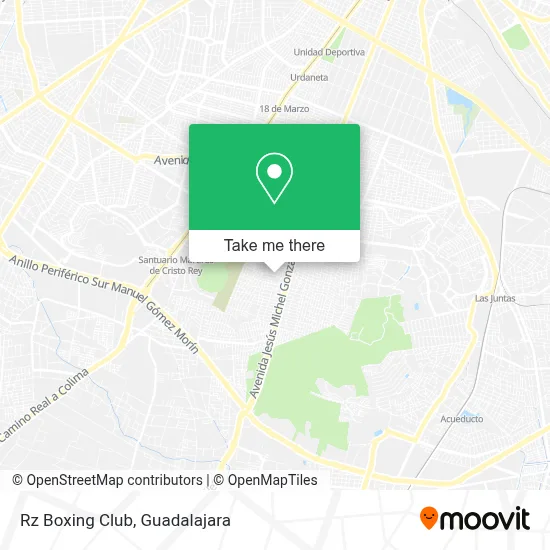 Rz Boxing Club map