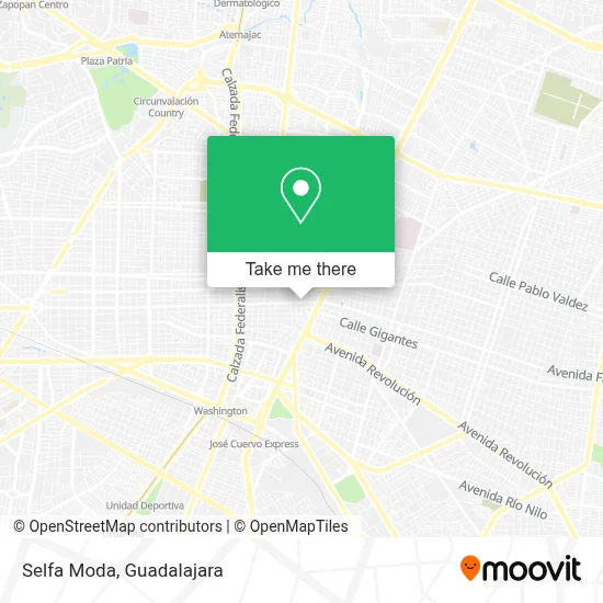 Selfa Moda map