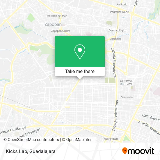 Kicks Lab map