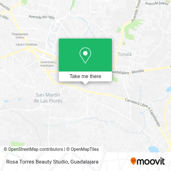 Rosa Torres Beauty Studio map