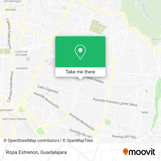 Ropa Estrenon map