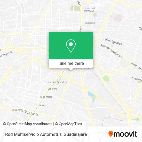 Rdd Multiservicio Automotriz map