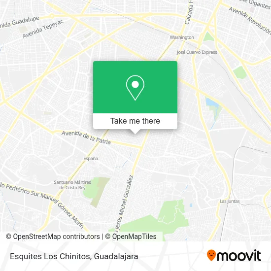 Esquites Los Chinitos map