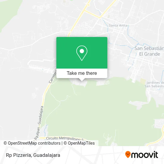 Rp Pizzería map