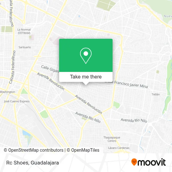 Rc Shoes map