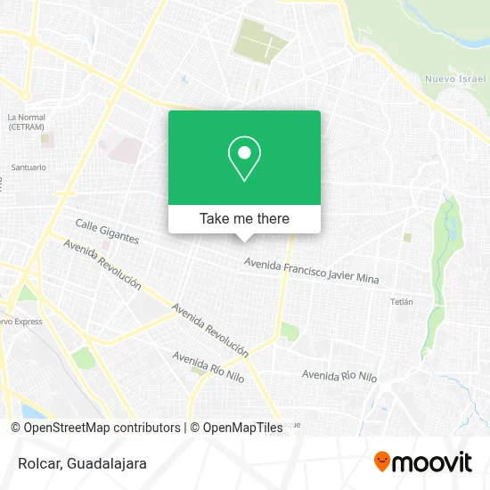 Rolcar map