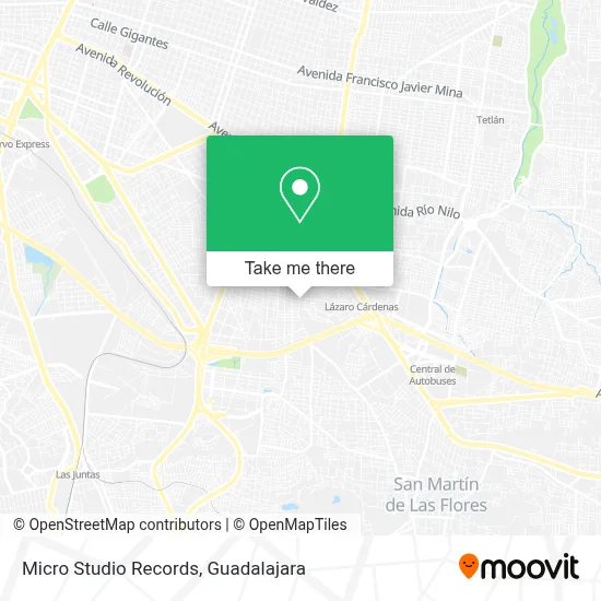 Micro Studio Records map