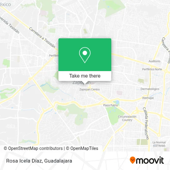 Rosa Icela Díaz map