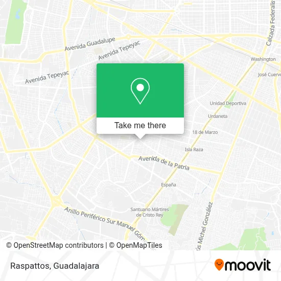 Raspattos map