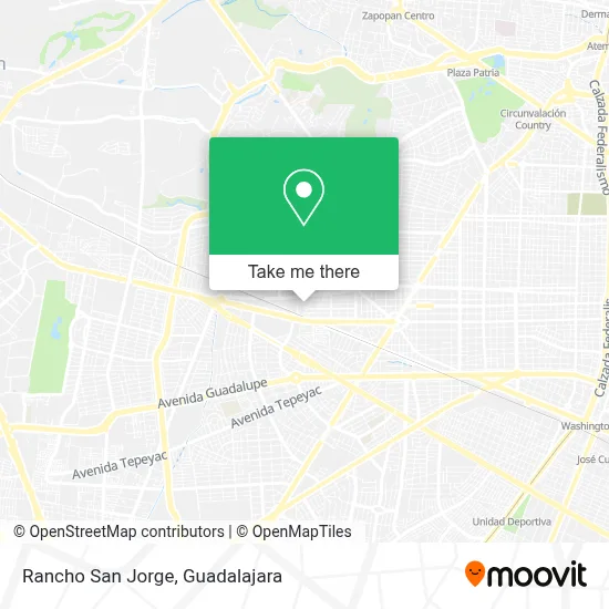 Rancho San Jorge map