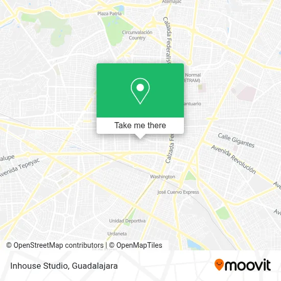 Inhouse Studio map