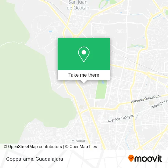 Goppafame map