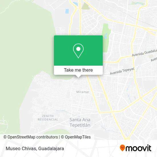 Museo Chivas map