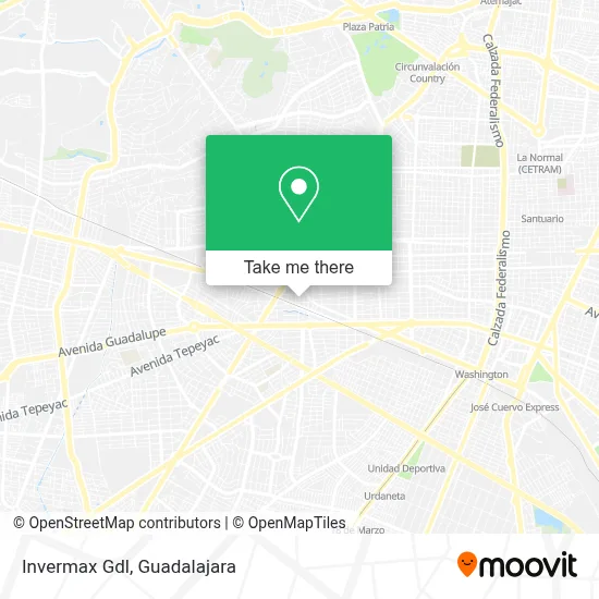 Invermax Gdl map
