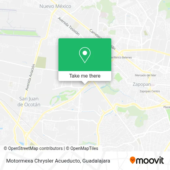 Motormexa Chrysler Acueducto map