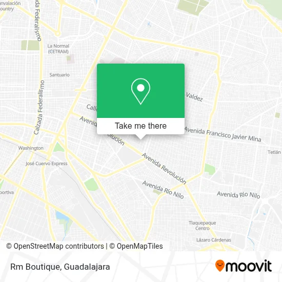Rm Boutique map