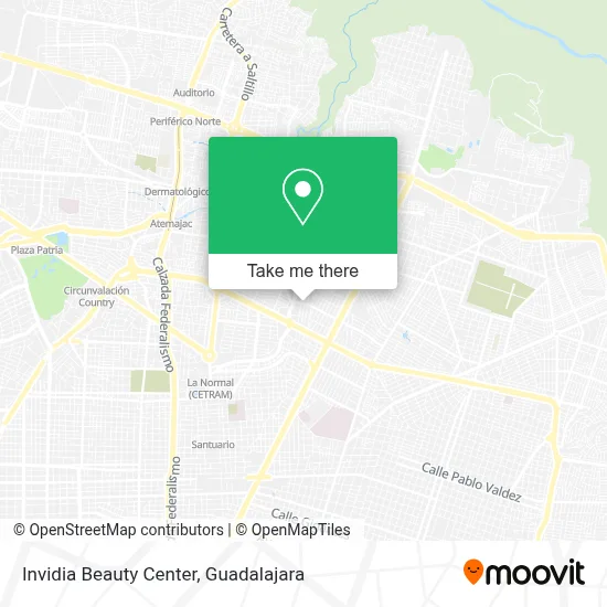 Invidia Beauty Center map