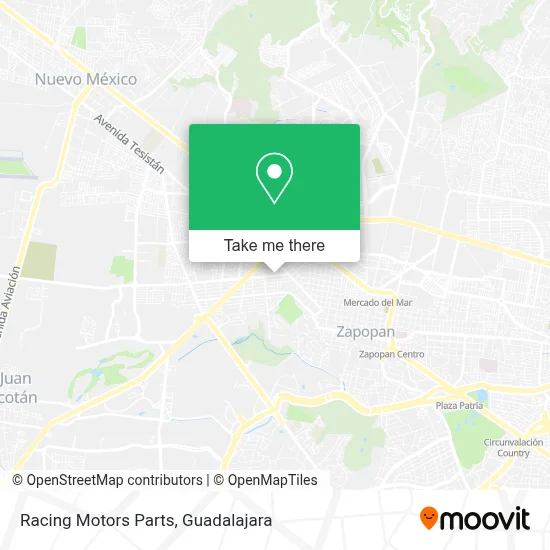 Racing Motors Parts map
