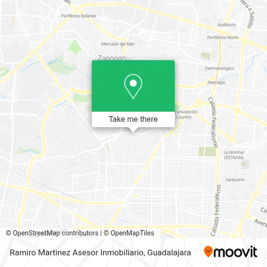 Ramiro Martinez Asesor Inmobiliario map