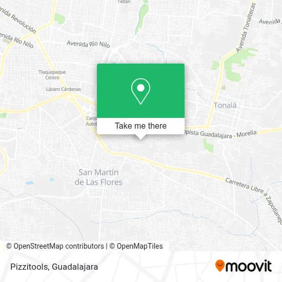 Pizzitools map