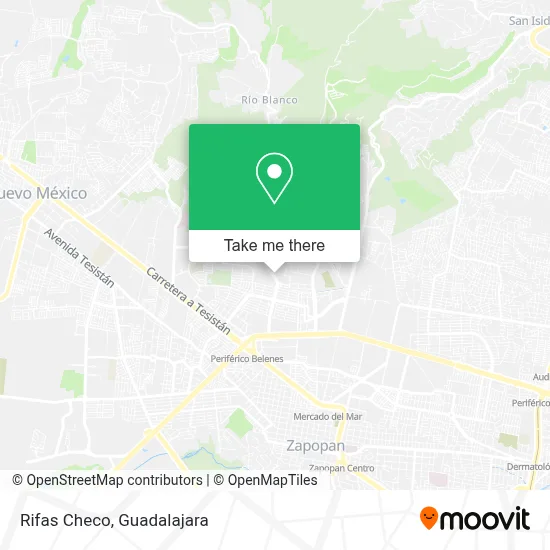 Rifas Checo map