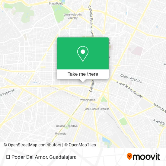 El Poder Del Amor map