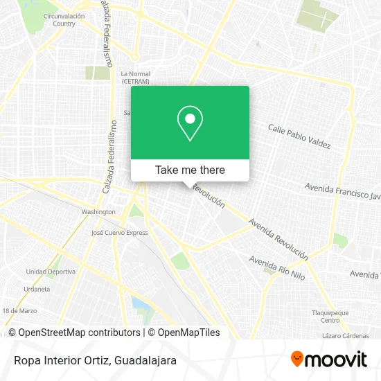 Ropa Interior Ortiz map
