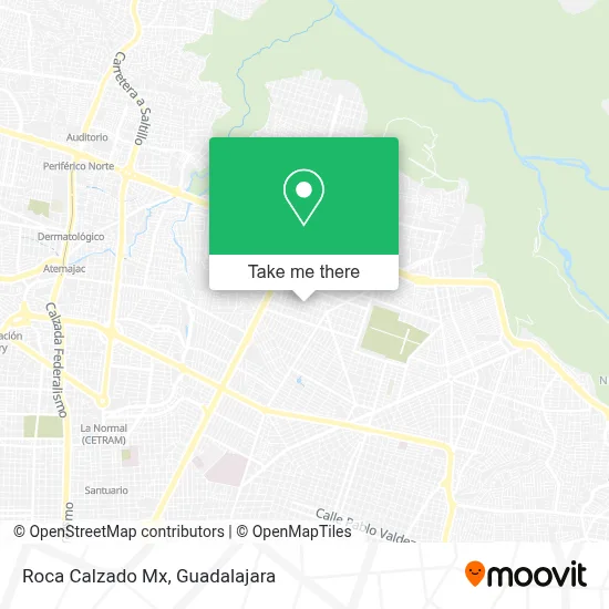 Roca Calzado Mx map