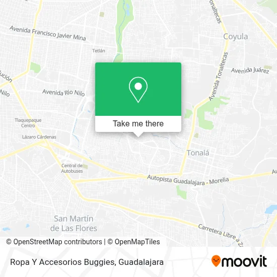 Ropa Y Accesorios Buggies map