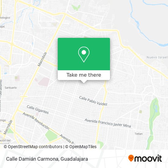 Calle Damián Carmona map