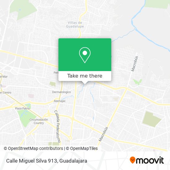 Calle Miguel Silva 913 map