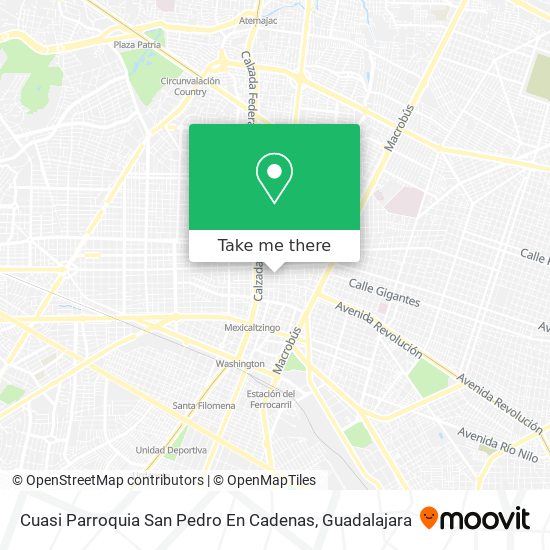 Cuasi Parroquia San Pedro En Cadenas map