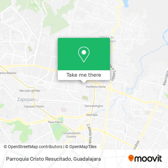 Mapa de Parroquia Cristo Resucitado