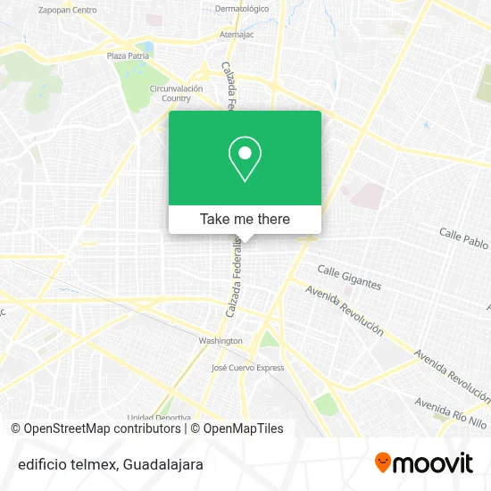 Mapa de edificio telmex