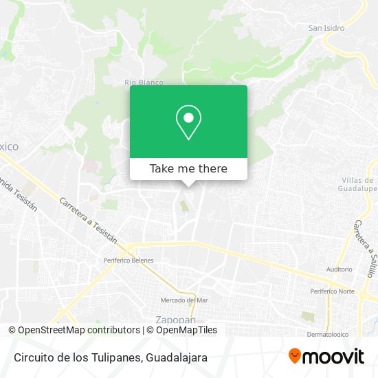 Mapa de Circuito de los Tulipanes