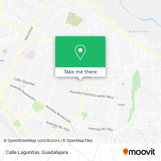 Calle Lagunitas map