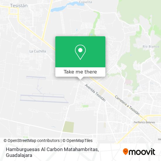 Mapa de Hamburguesas Al Carbon Matahambritas