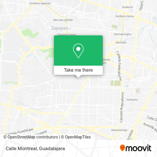 Calle Montreal map
