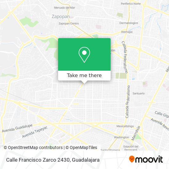 Calle Francisco Zarco 2430 map