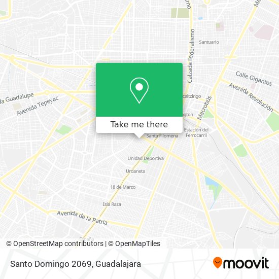 Mapa de Santo Domingo 2069