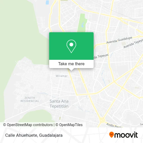 Calle Ahuehuete map
