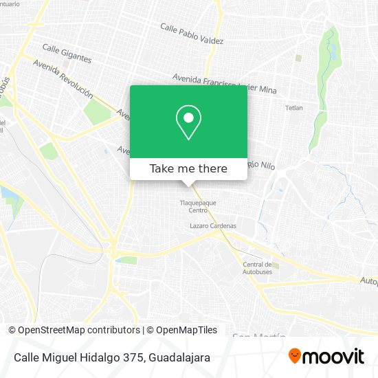 Mapa de Calle Miguel Hidalgo 375