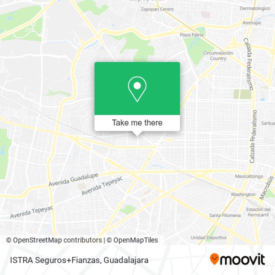 ISTRA Seguros+Fianzas map
