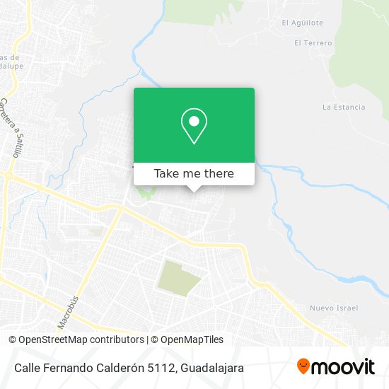 Calle Fernando Calderón 5112 map