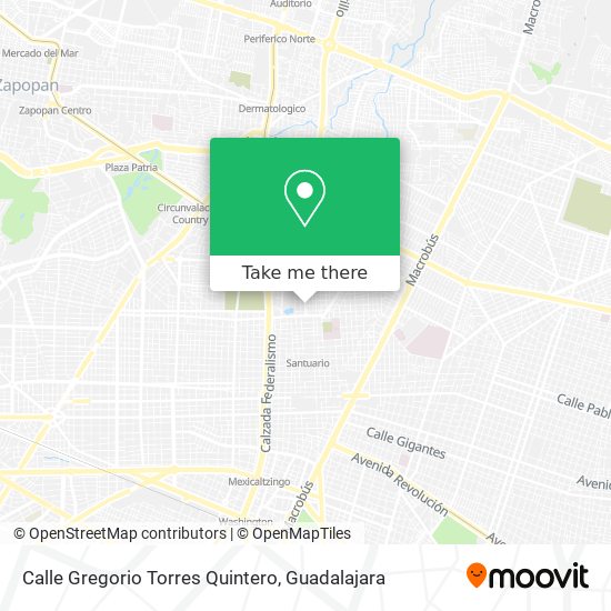 Calle Gregorio Torres Quintero map