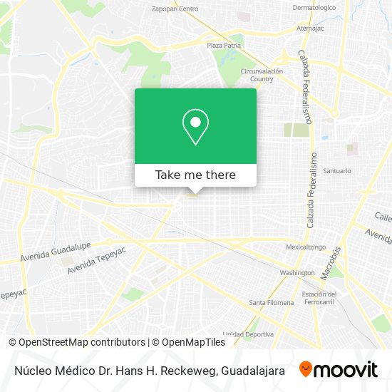 Núcleo Médico Dr. Hans H. Reckeweg map