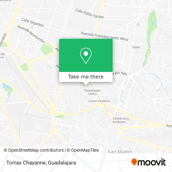 Tortas Chayanne map