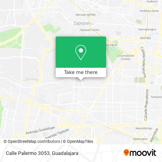 Mapa de Calle Palermo 3053