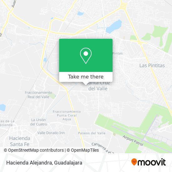 Hacienda Alejandra map