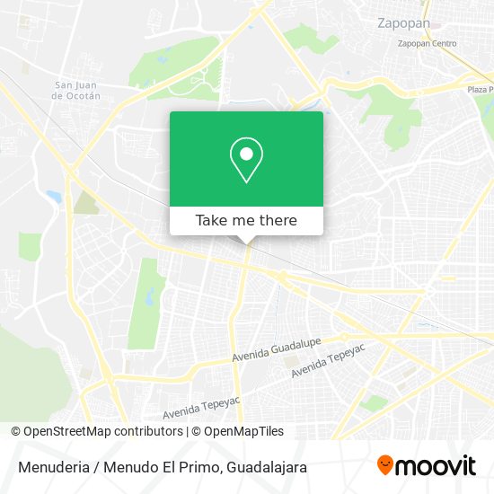Menuderia / Menudo El Primo map